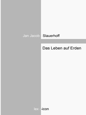 cover image of Das Leben auf Erden